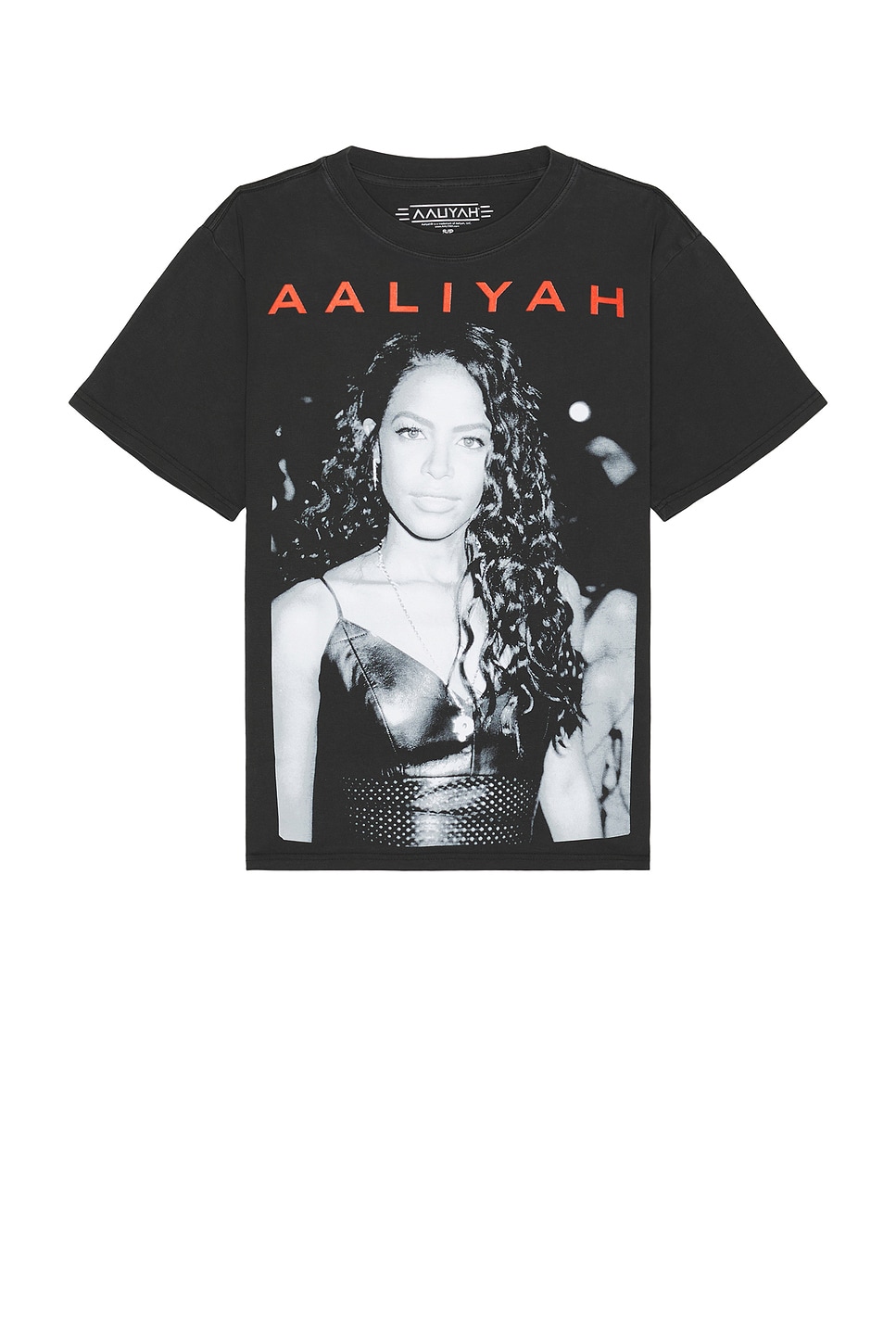 Image 1 of Philcos Aaliyah Boxy Tee in Black Pigment