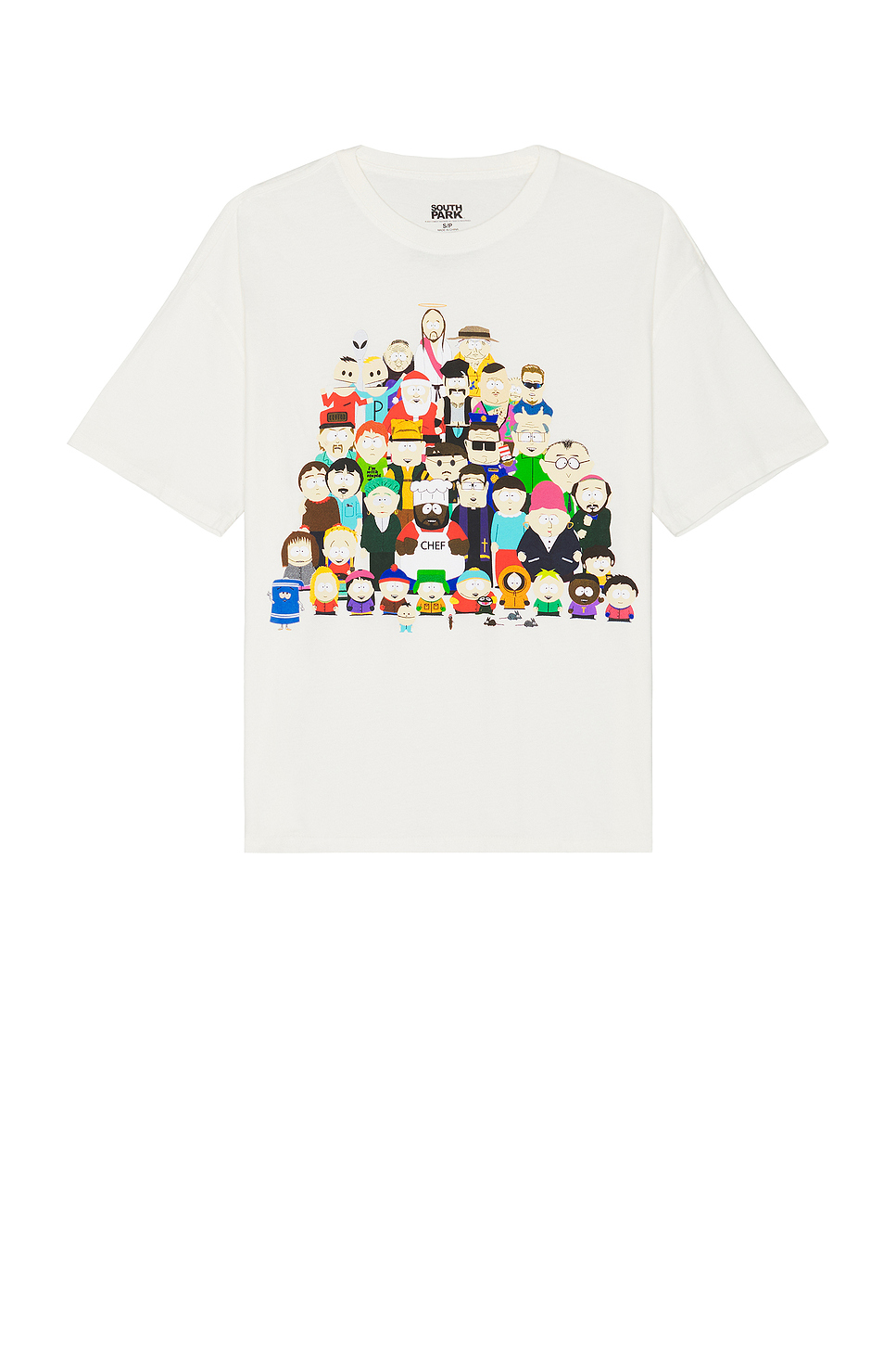 Shop Philcos South Park Cast Boxy Tee In Cream Pigment