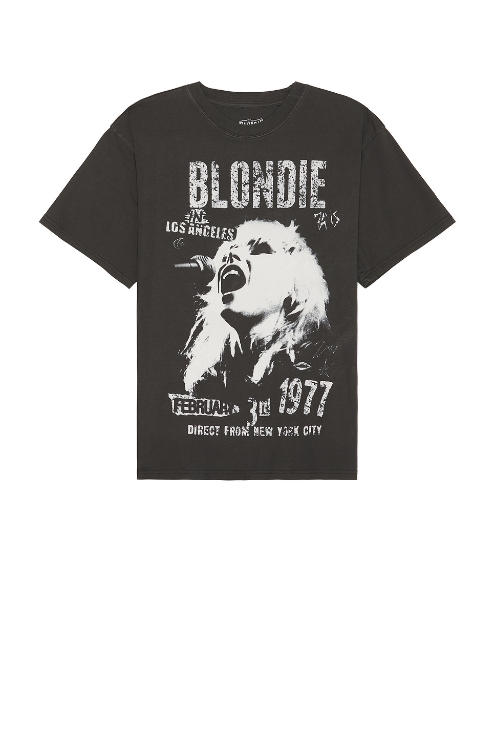 Image 1 of Philcos Blondie in Los Angeles 1977 Boxy Tee in Black Pigment