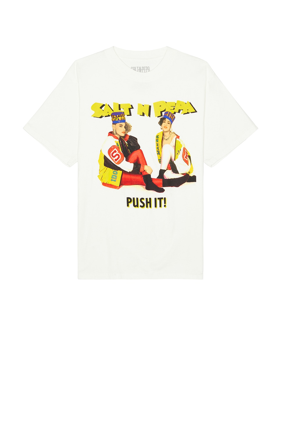 Image 1 of Philcos Salt-N-Pepa Push It Boxy Tee in Cream Pigment