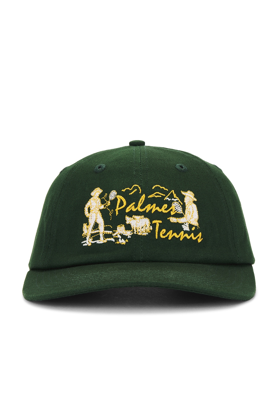 Shop Palmes Dustup 6 Panel Cap In Dark Green