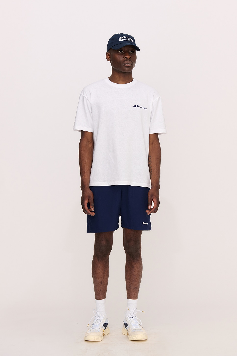 Palmes X Atp 6-panel Cap In Blue
