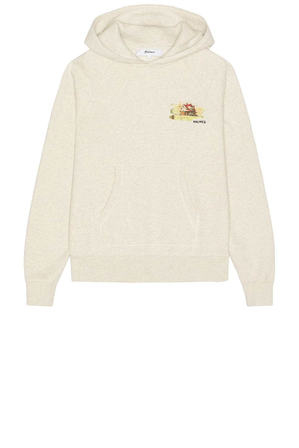 Image 1 of Palmes Porch Hooded Sweatshirt in Oatmeal