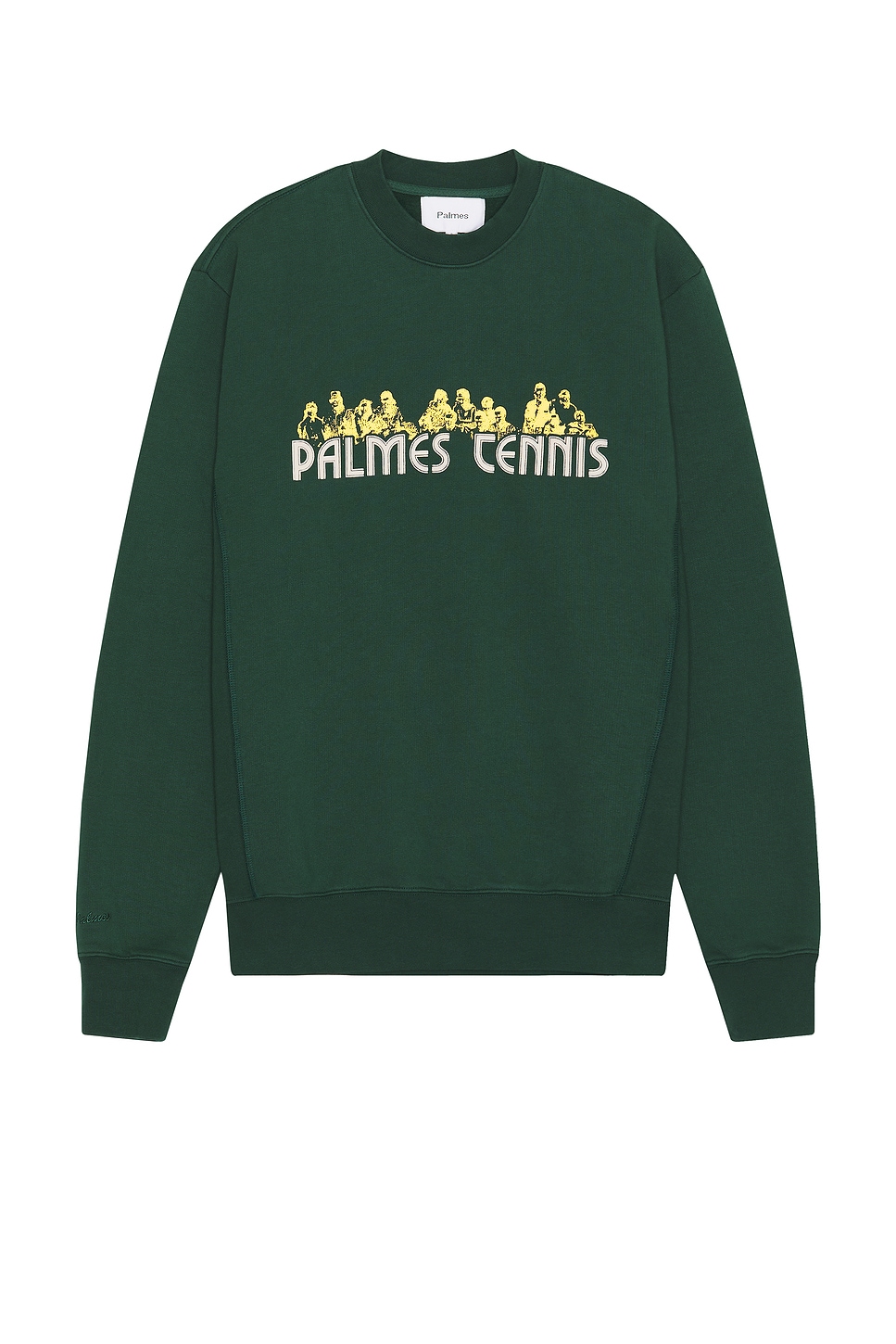 Image 1 of Palmes Entou Crewneck Sweater in Dark Green