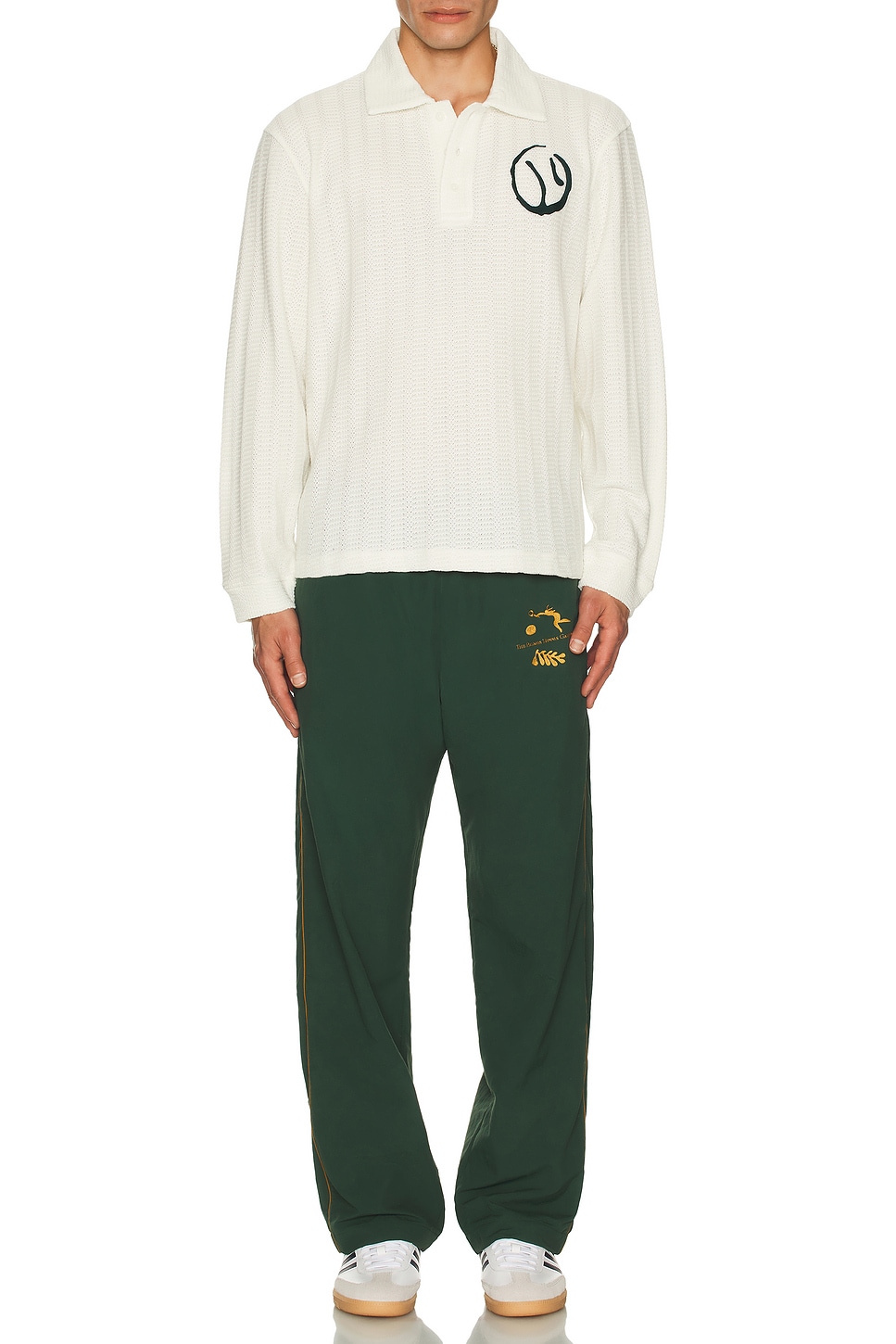 Image 1 of Palmes Track Pants in Dark Green