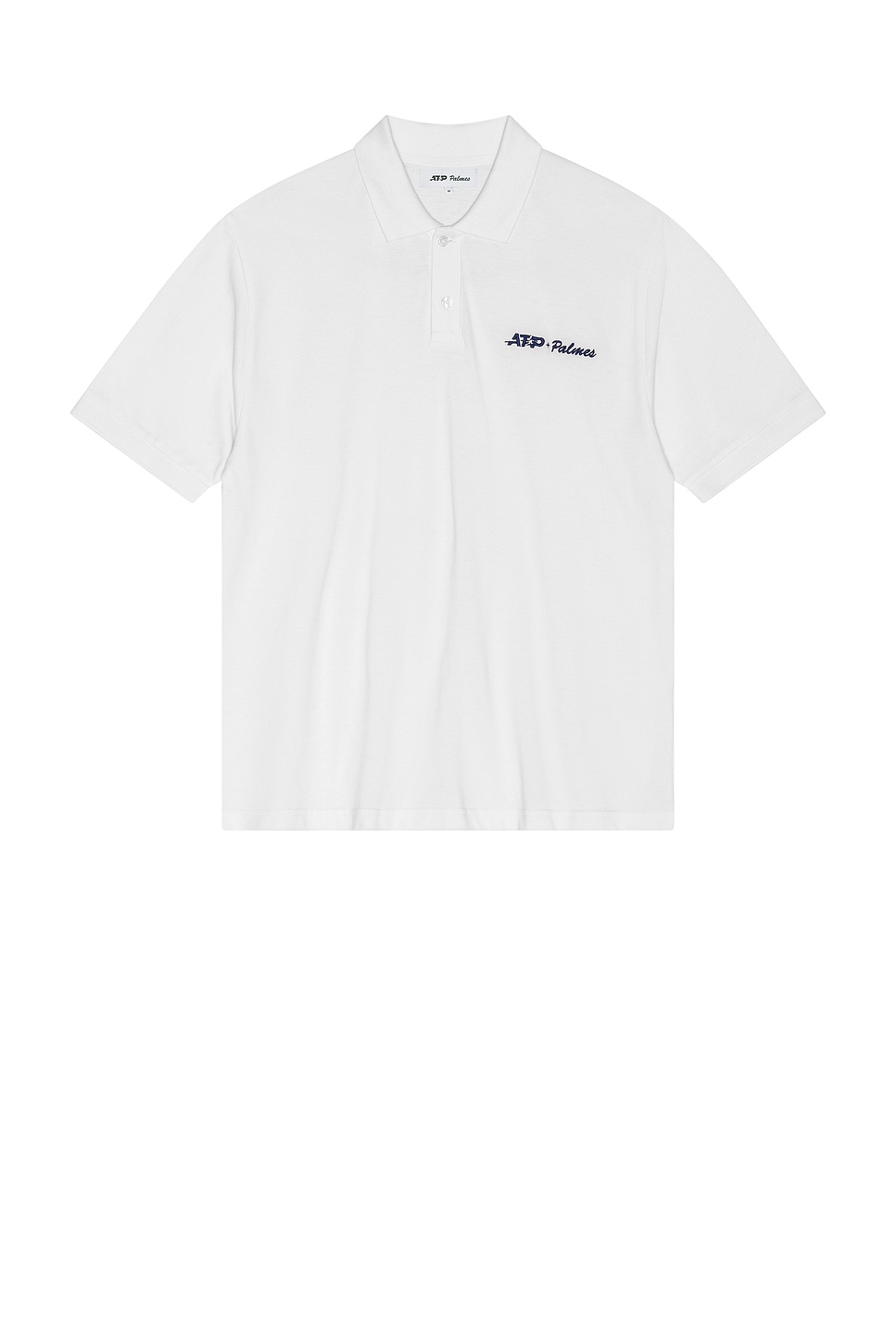 Image 1 of Palmes x ATP Pique Polo in White