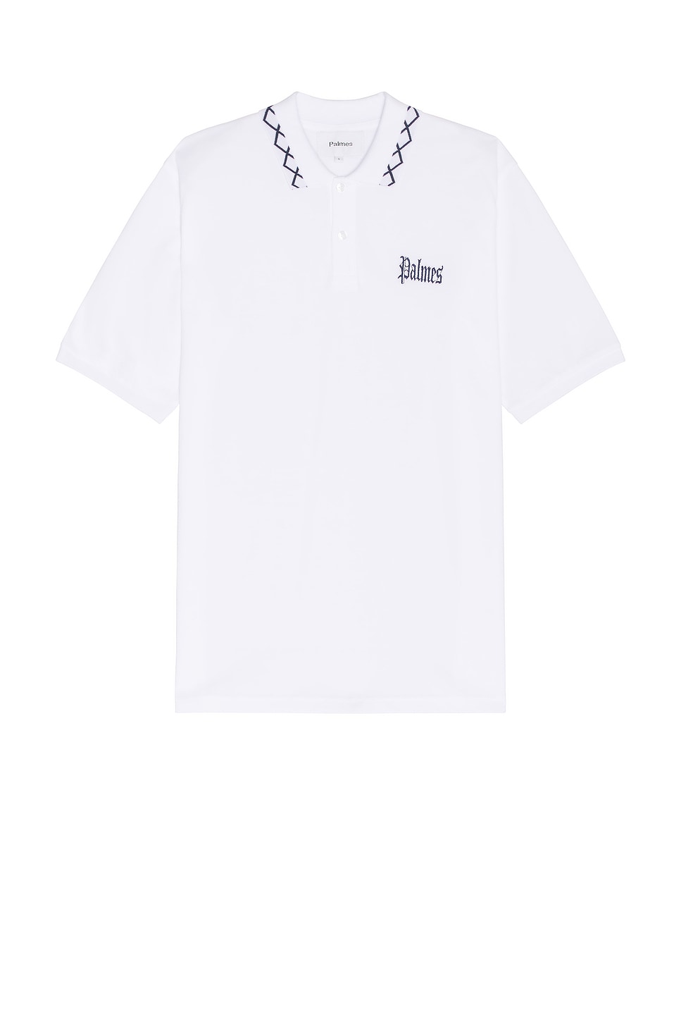 Image 1 of Palmes Spencer Polo Shirt in White