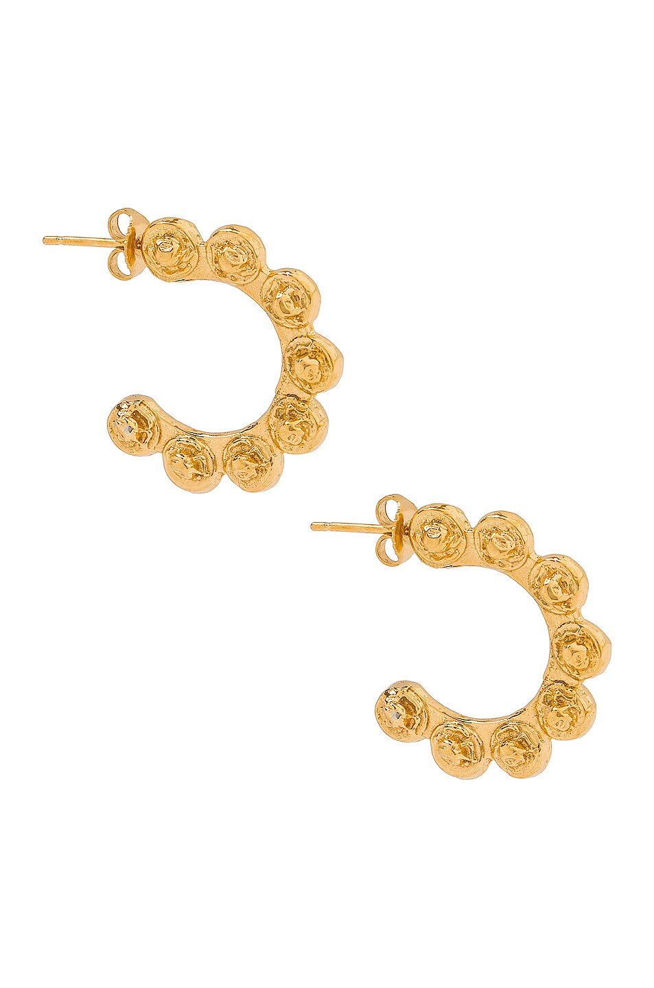 Image 1 of Pamela Card Doni Tondo Earrings in Gold