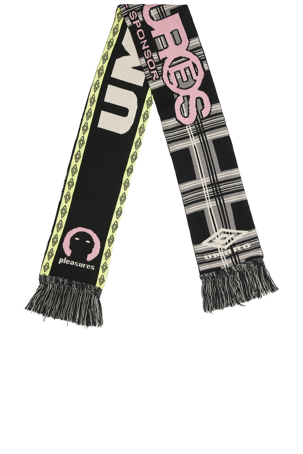 Pleasures x Umbro Plaid Scarf in Black