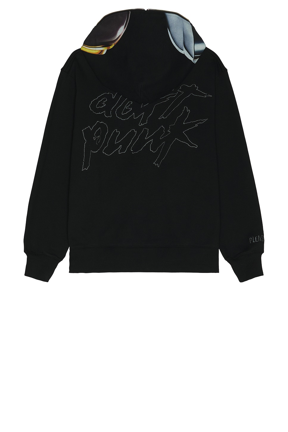 Pleasures Daft Punk Ram Graphic Zipper Hoodie In Black