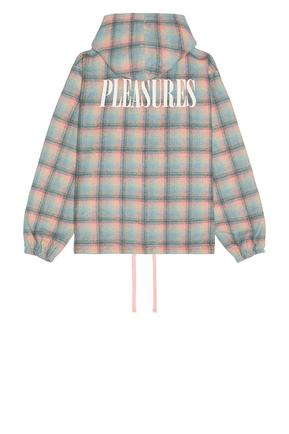 Image 1 of Pleasures Sender Poncho Hoodie in Pink