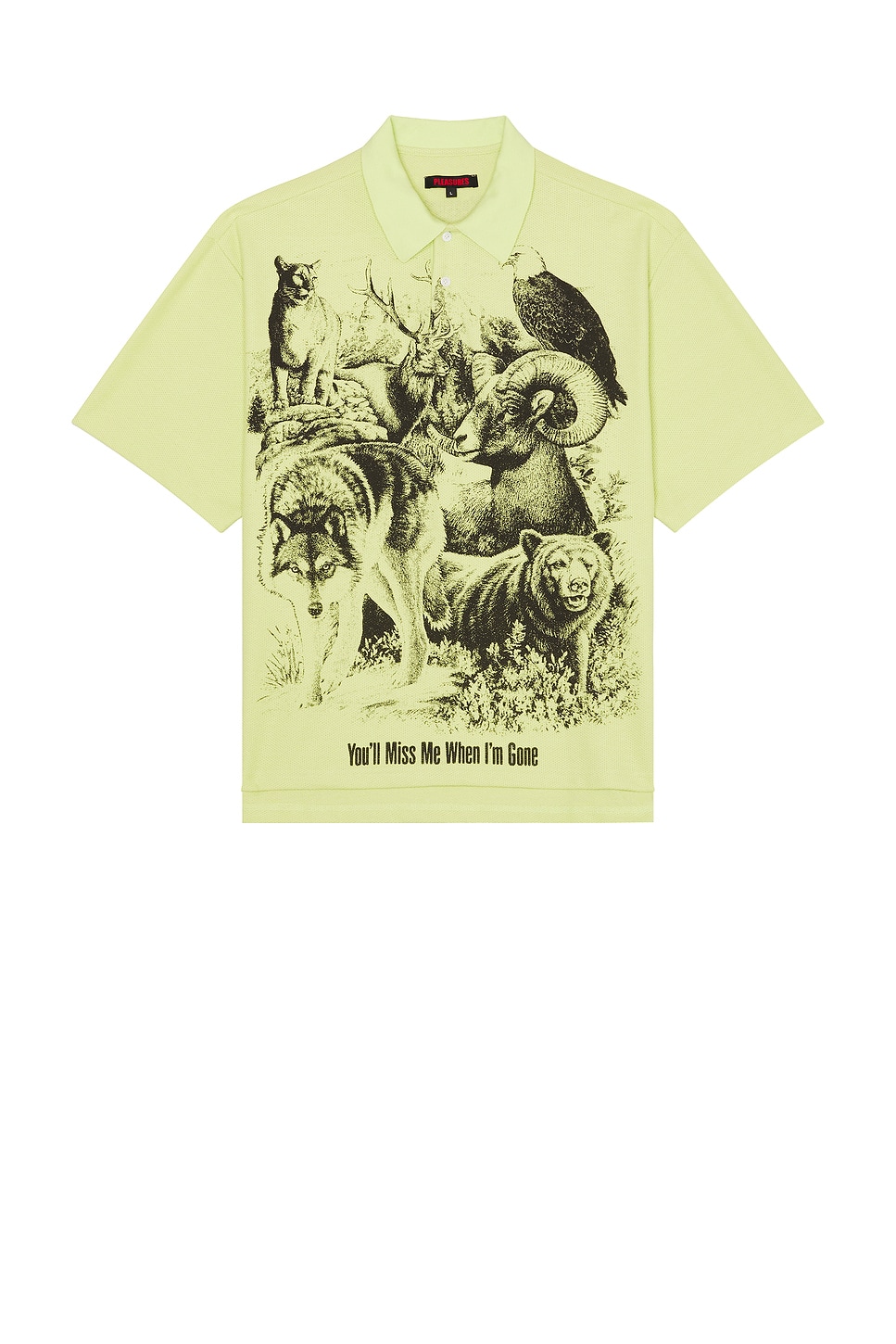 Image 1 of Pleasures Revival Boxy Polo in Mint
