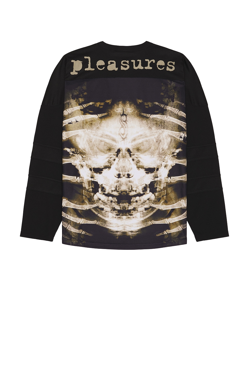 Image 1 of Pleasures X-Ray Hockey Jersey in Black
