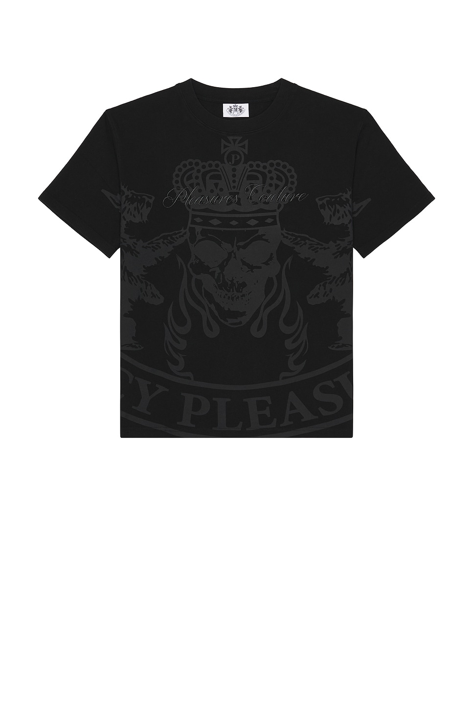 Image 1 of Pleasures Couture Heavyweight Shirt in Black
