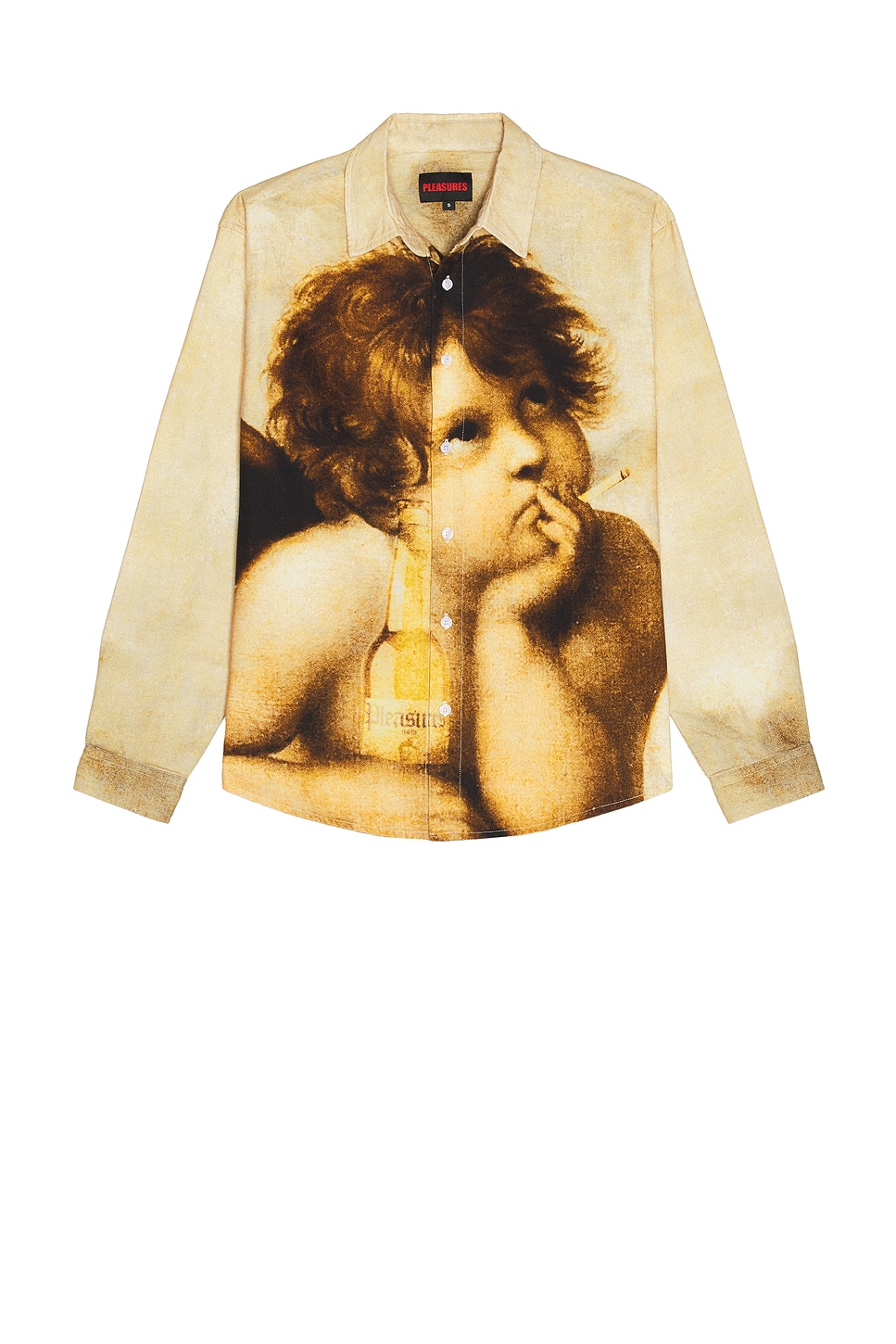 Image 1 of Pleasures Cherub Button Up in Multi