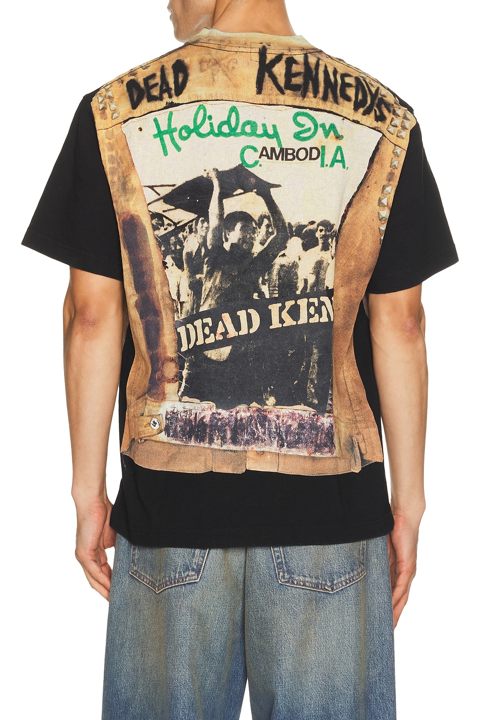 Pleasures x Dead Kennedys Vest Heavyweight Tee in Black | FWRD