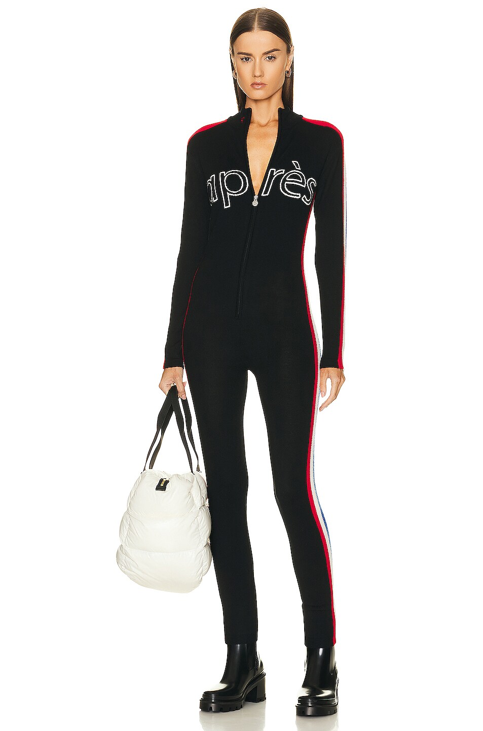 Image 1 of Perfect Moment Apres Team Jumpsuit in Black