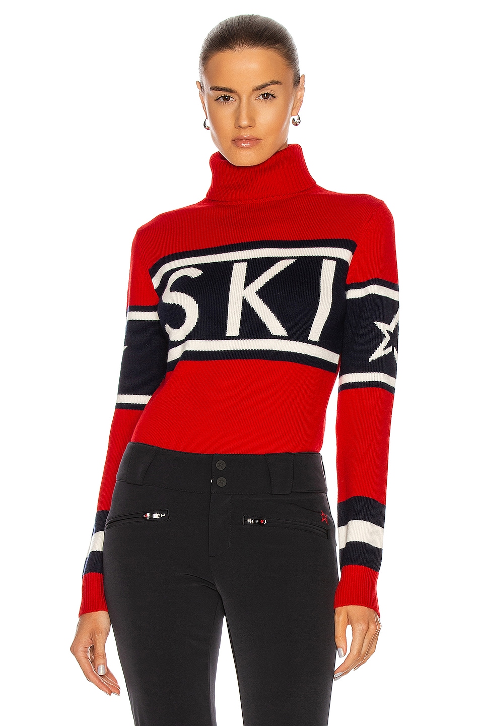 Image 1 of Perfect Moment Schild Sweater in Red