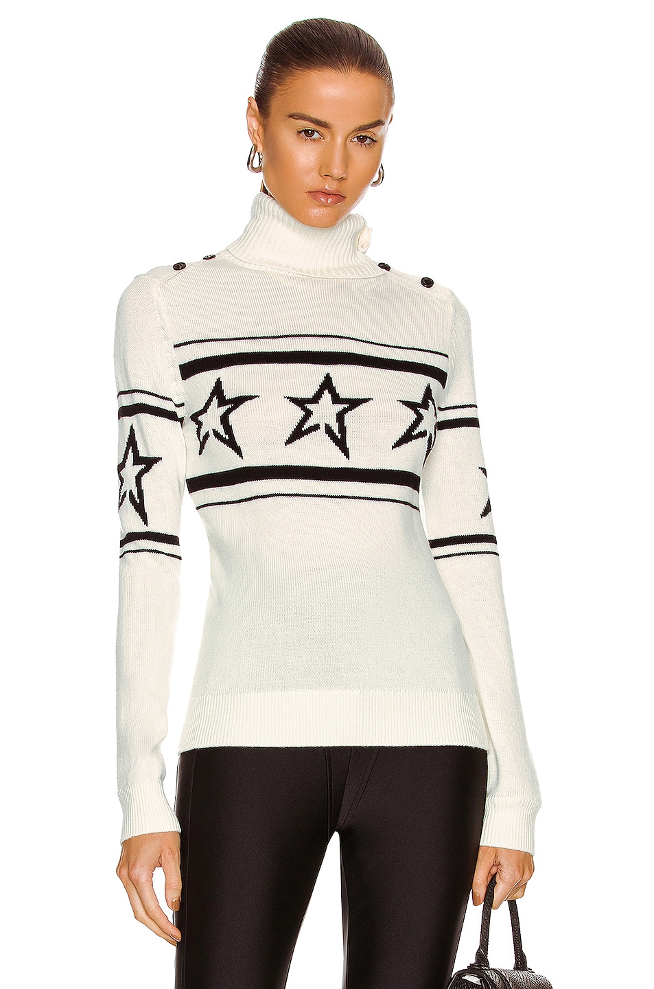 Image 1 of Perfect Moment Chopper Sweater in Snow White
