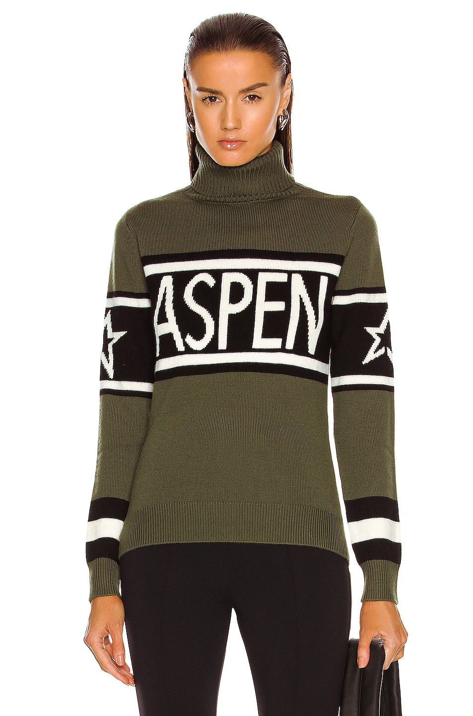 Image 1 of Perfect Moment Schild Sweater in Dark Green