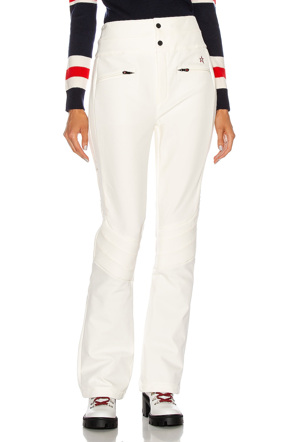 Image 1 of Perfect Moment Aurora High Waist Flare Pant in Snow White
