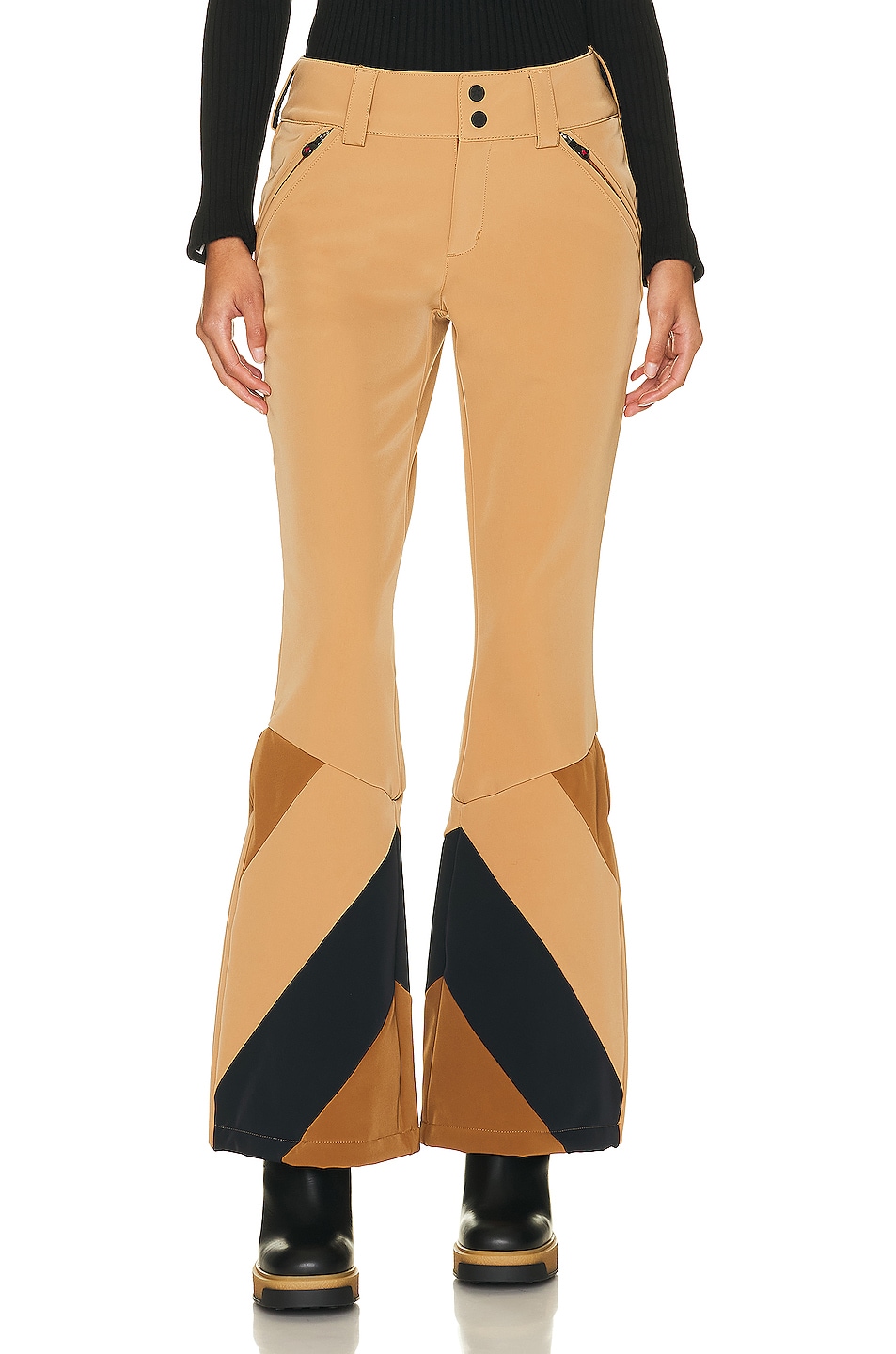 Image 1 of Perfect Moment Arctic Flare Pant in Brown Sugar