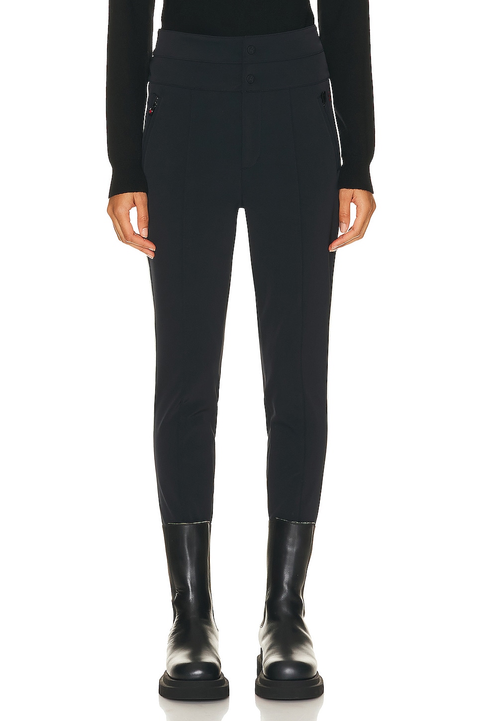 Image 1 of Perfect Moment Aurora Skinny Race Pant in Black