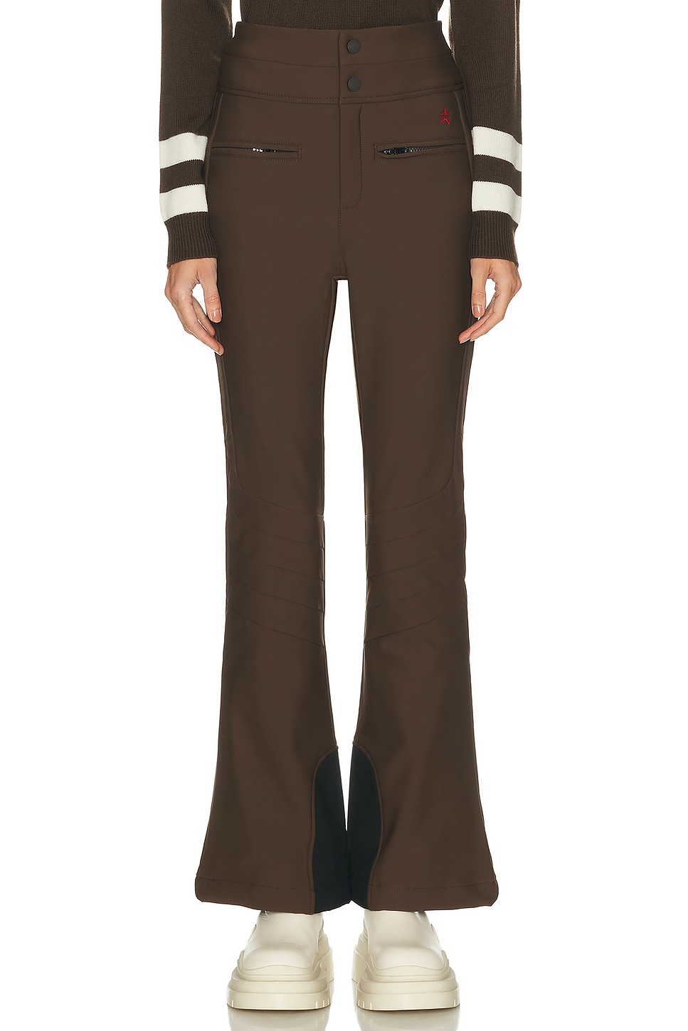 Image 1 of Perfect Moment Aurora HW Ski Pant in Chocolate