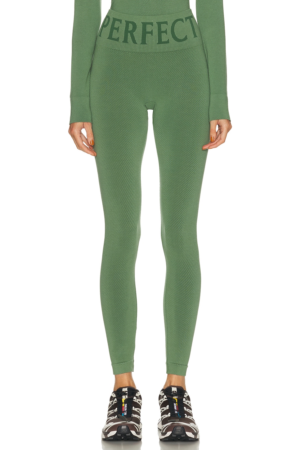 Image 1 of Perfect Moment Perfect Thermal Legging in Parisian Green