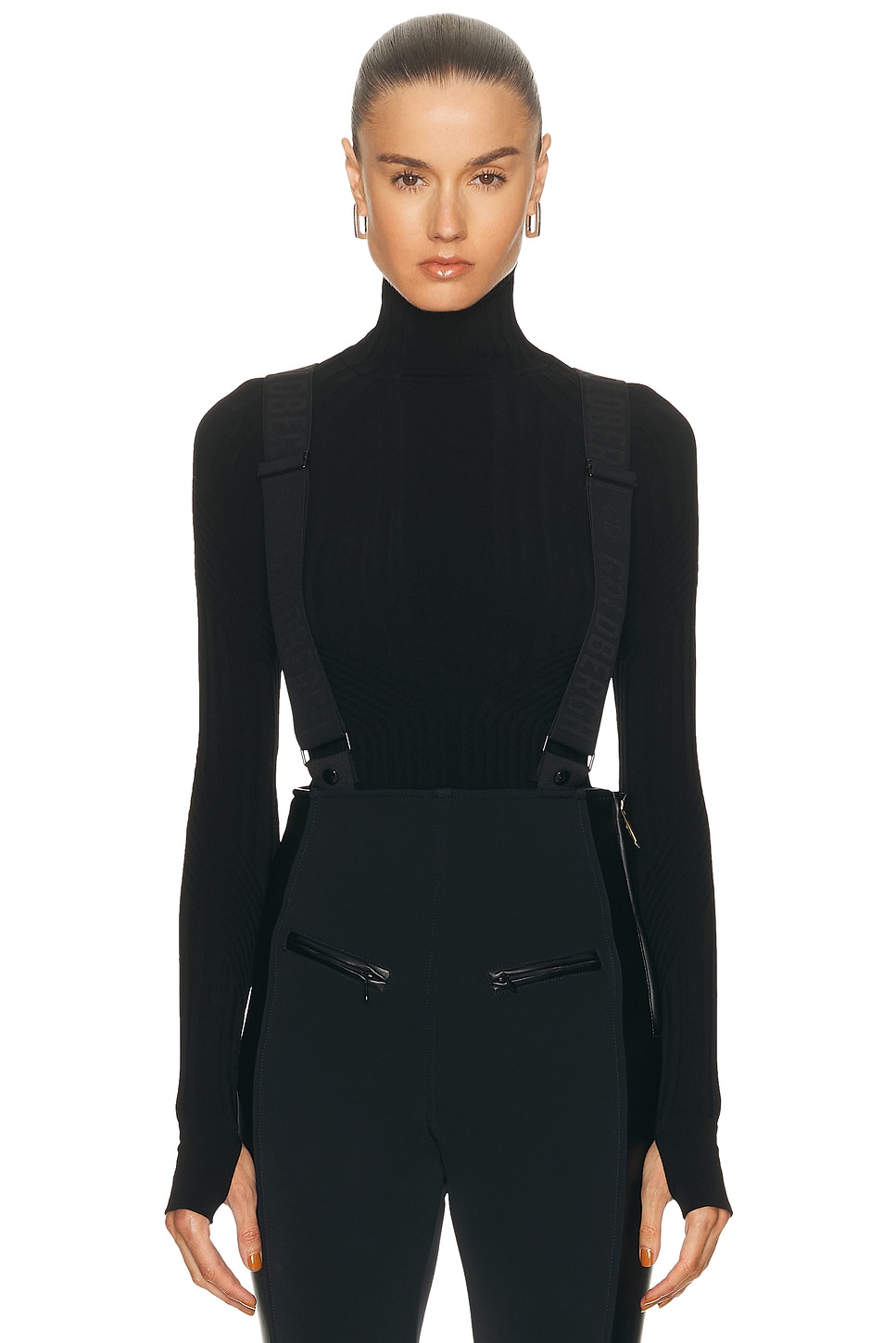 Perfect Moment Seamless Bodysuit In Black