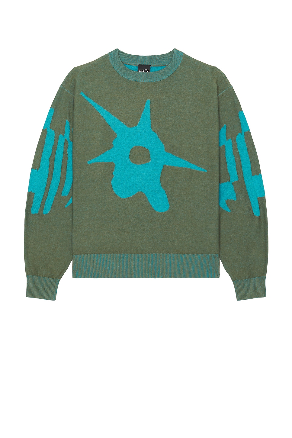 Kuu Crew Neck Sweater in Green