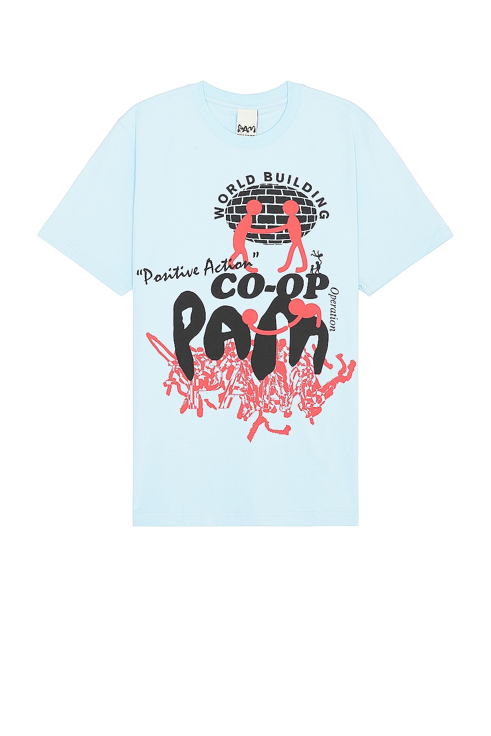Image 1 of P.A.M. Perks and Mini Co-op Tee in Blue Mist