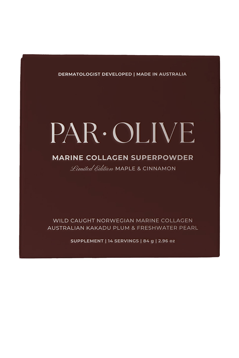 Par Olive Maple & Cinnamon Pearl Marine Collagen Superpowder Travel Set in Beauty: NA