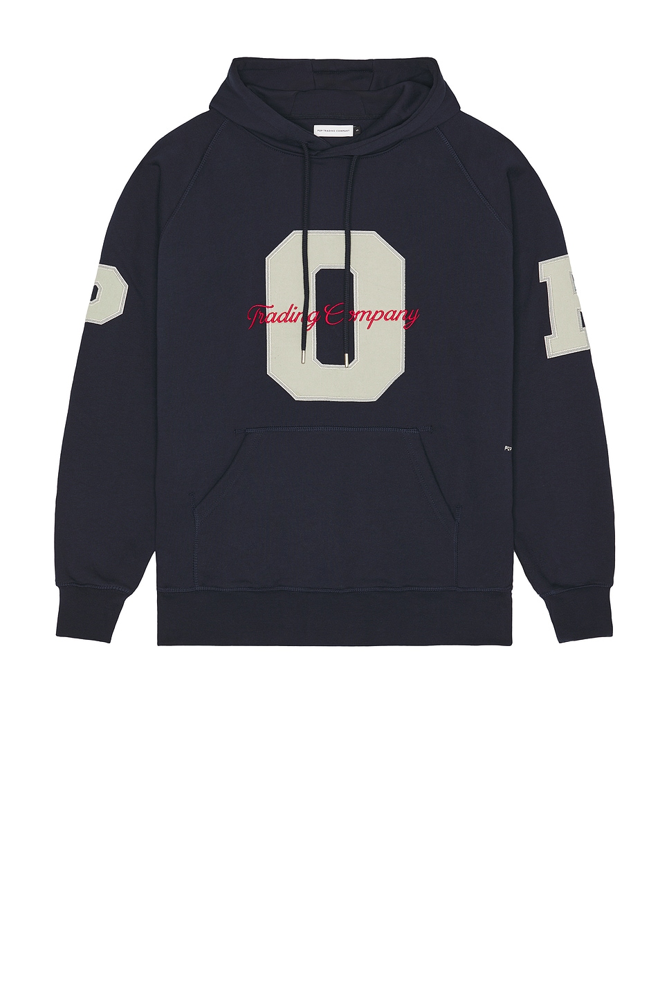 Image 1 of Pop Trading Company Football Hoodie in Navy