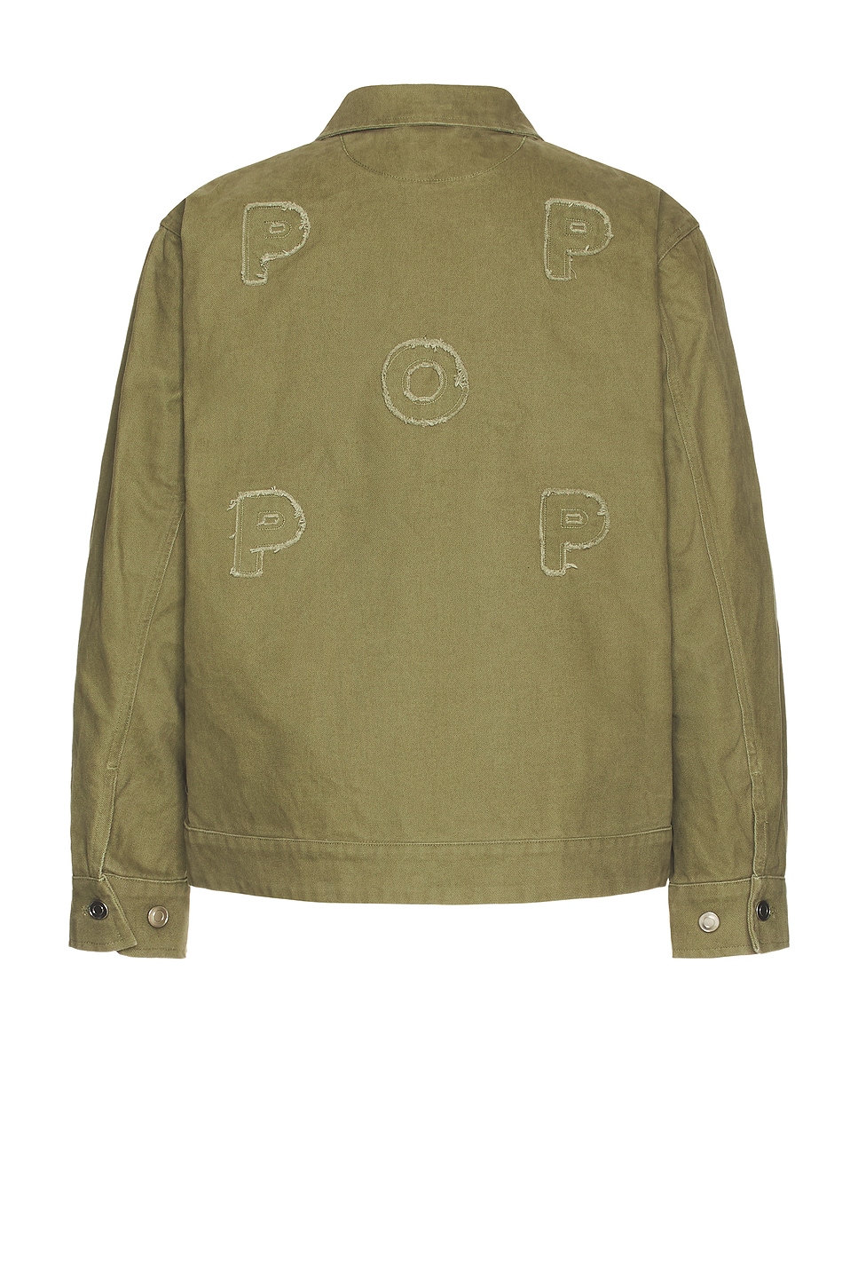 Pop Trading Company Full Zip Jacket In Green