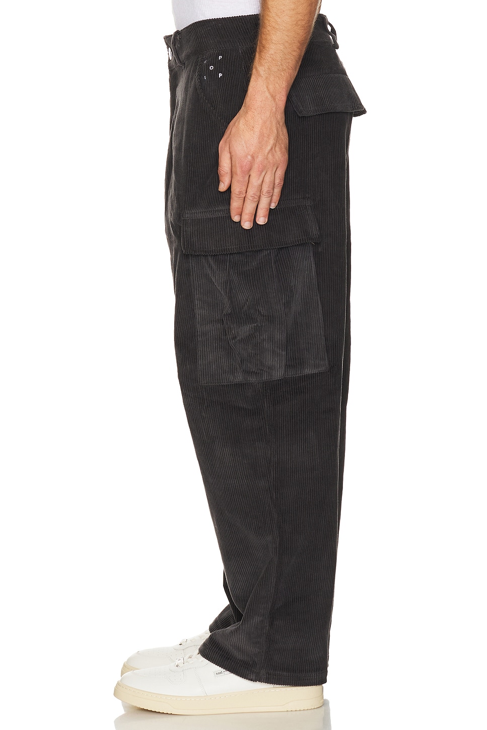 Image 1 of Pop Trading Company Cargo Pant in Anthracite