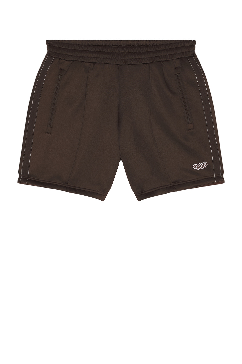 Pop Trading Company Pub Zip-off Track Pants In Brown
