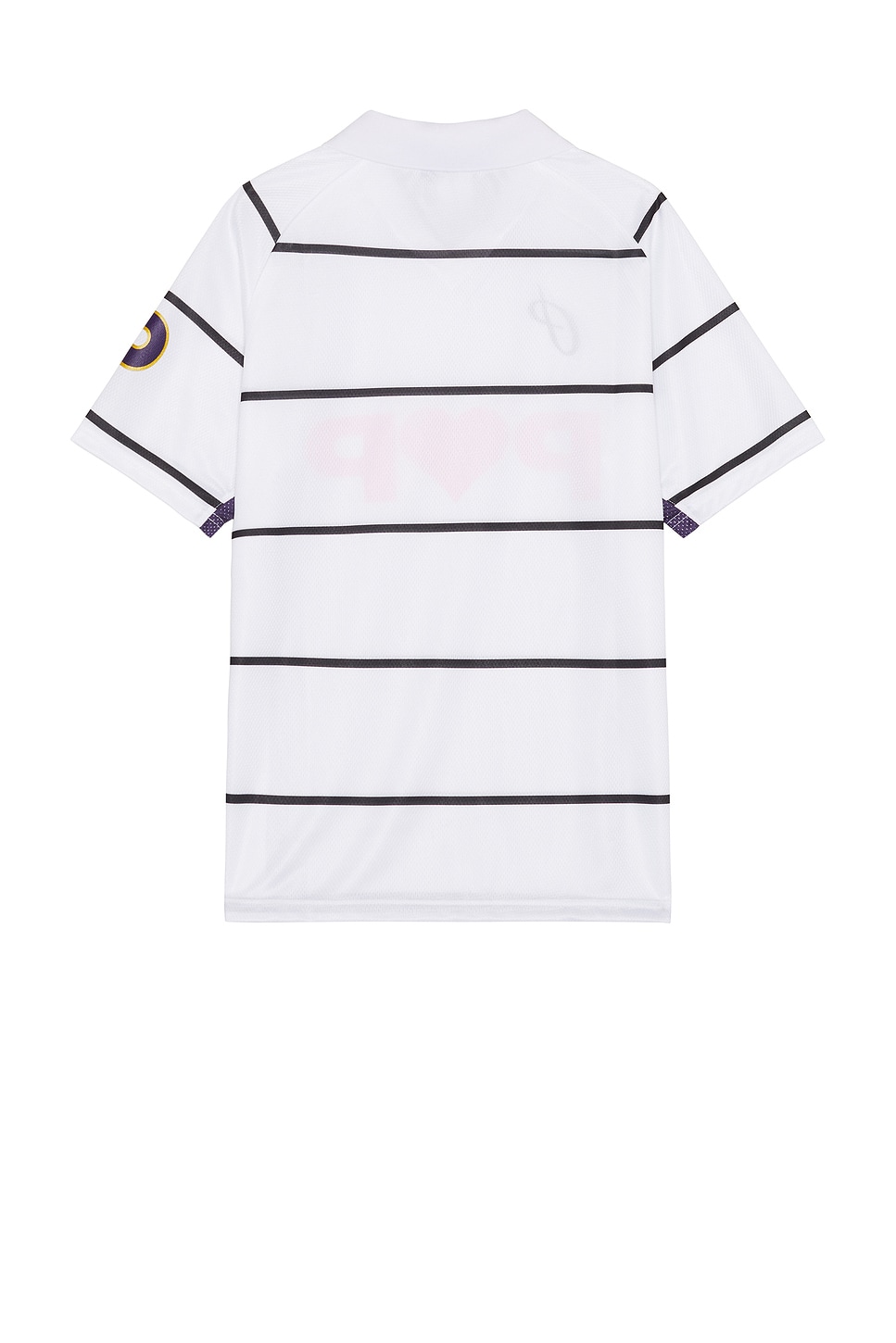 Shop Pop Trading Company Striped Sportif Shirt In White