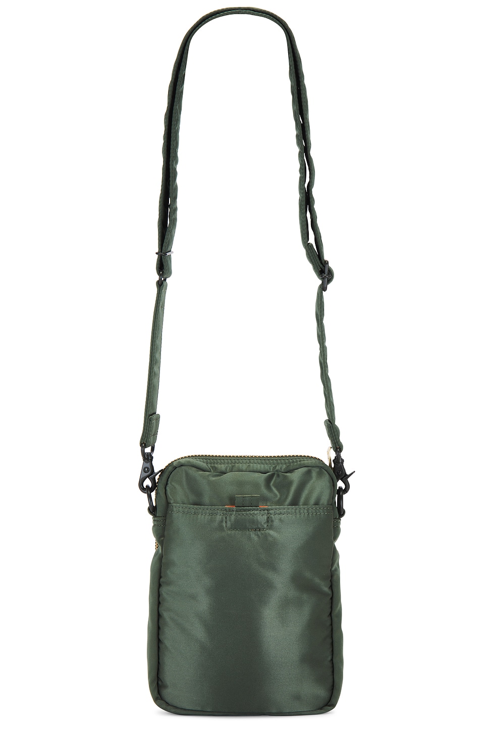 Shop Porter-yoshida & Co Tanker Vertical Shoulder Bag In Sage Green