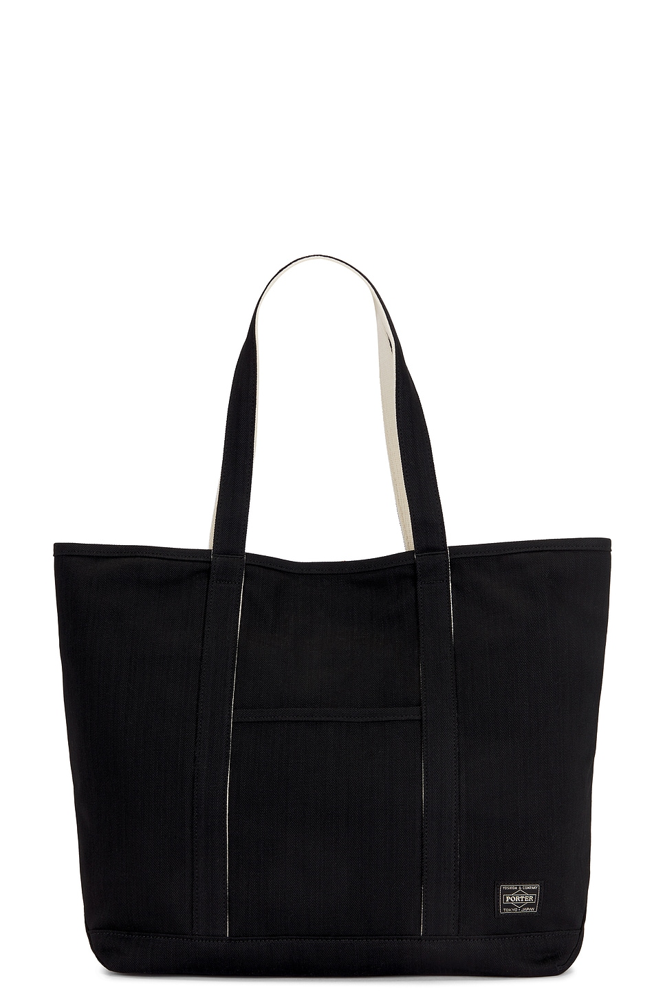 Porter-yoshida & Co Noir Tote Bag (m) In Black