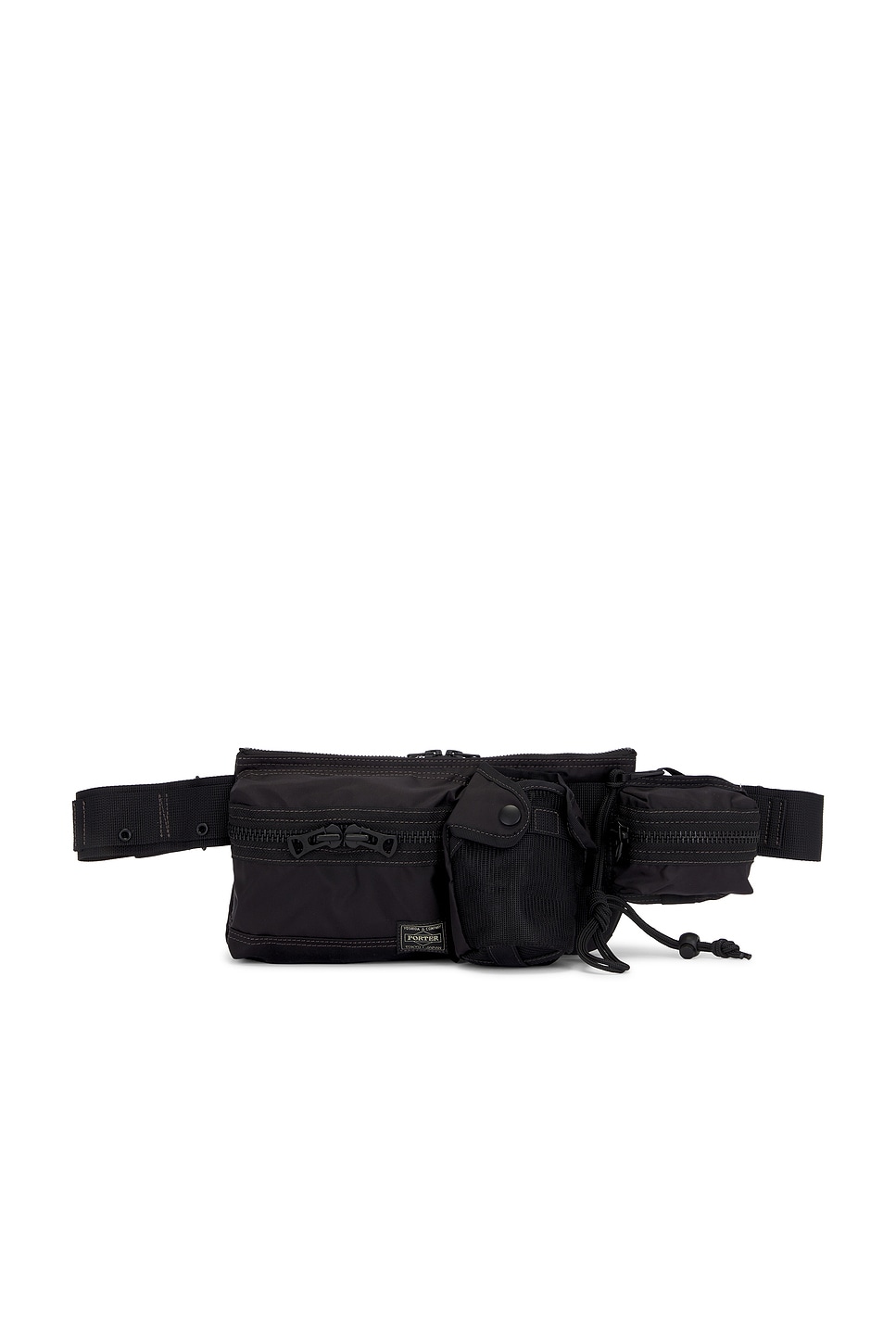 Porter-yoshida & Co All Waist Bag With Pouches In Black