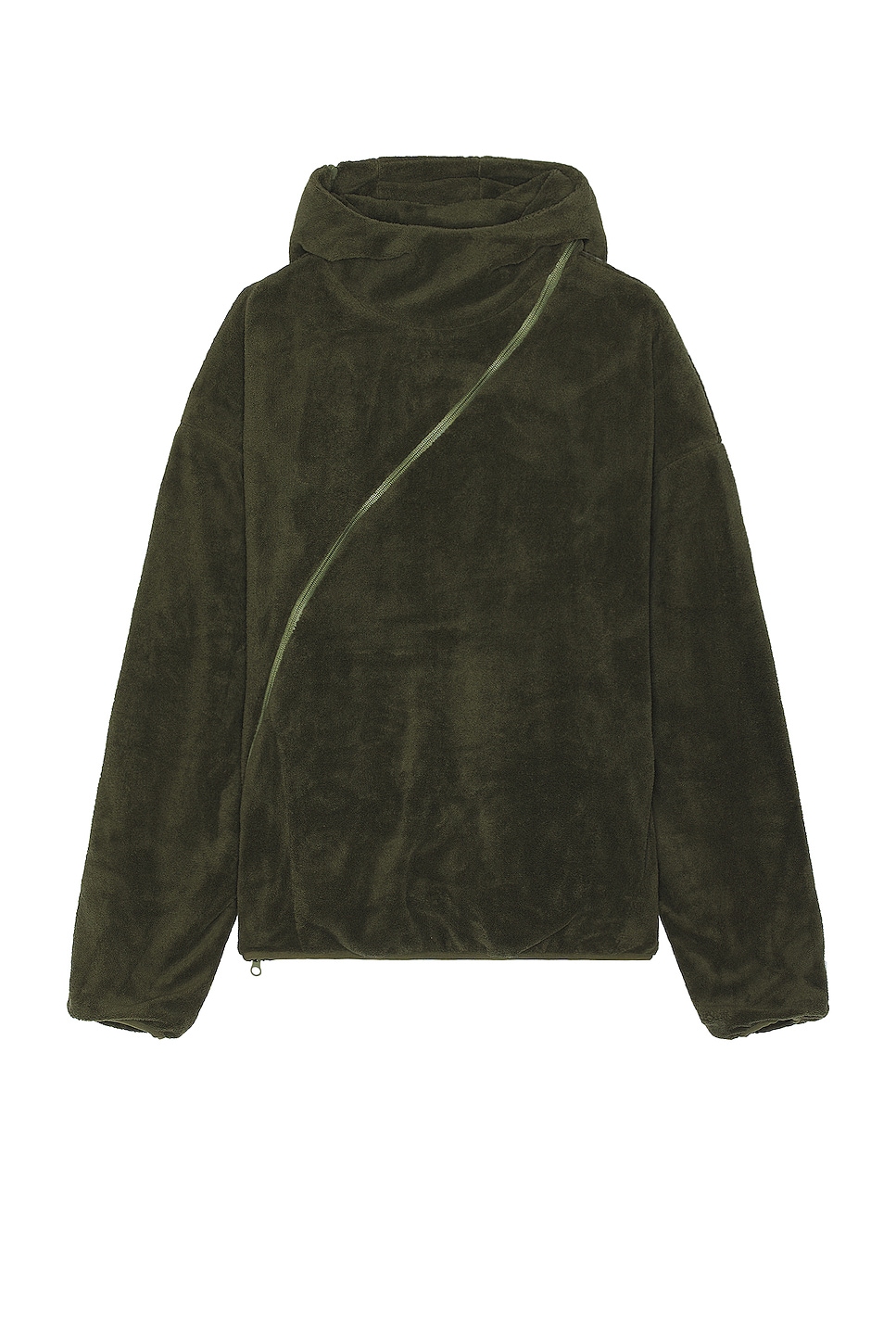 Image 1 of POST ARCHIVE FACTION (PAF) 5.1 Hoodie Center in OLIVE GREEN