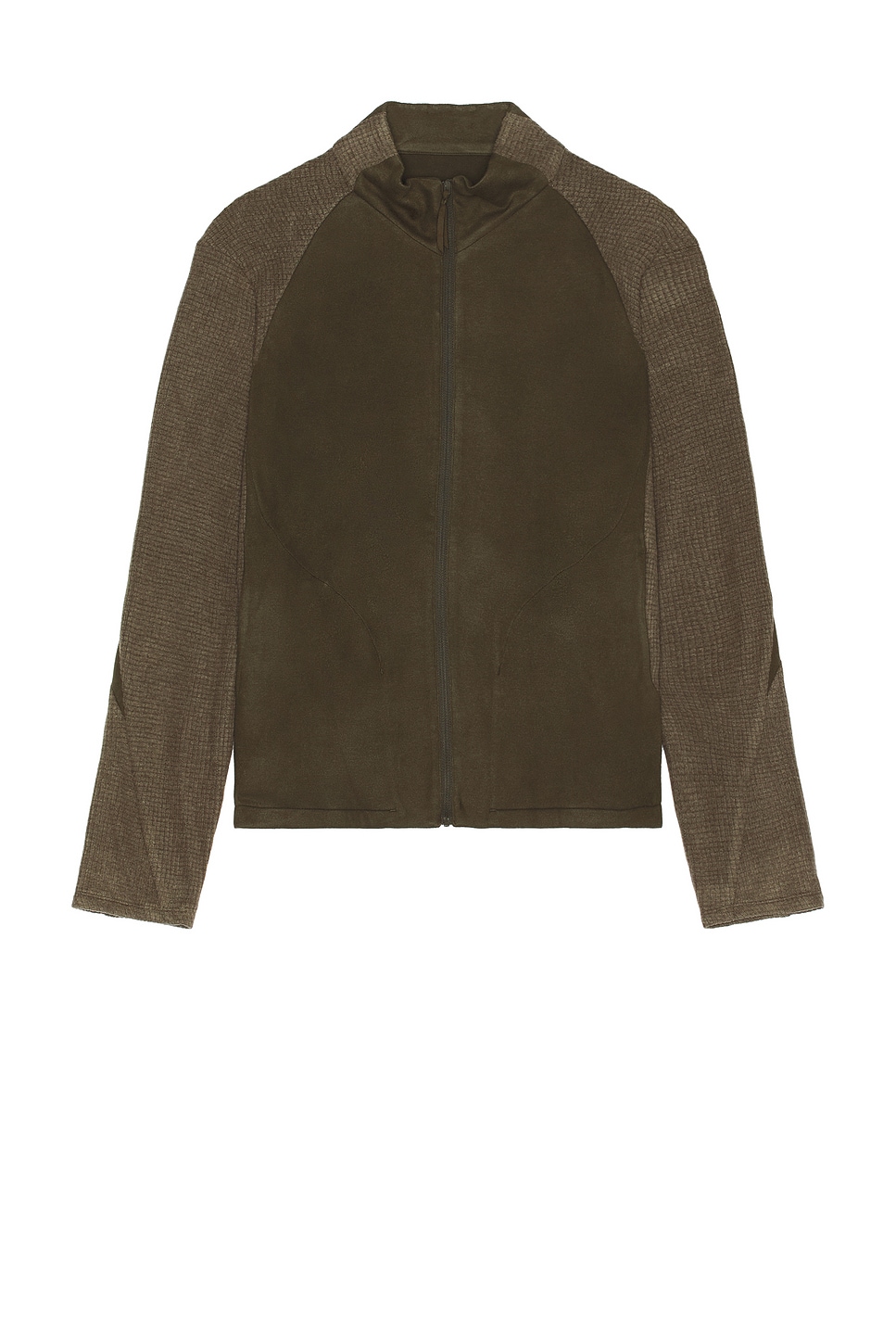 POST ARCHIVE FACTION (PAF) 7.0 Fleece Right Jacket in Olive