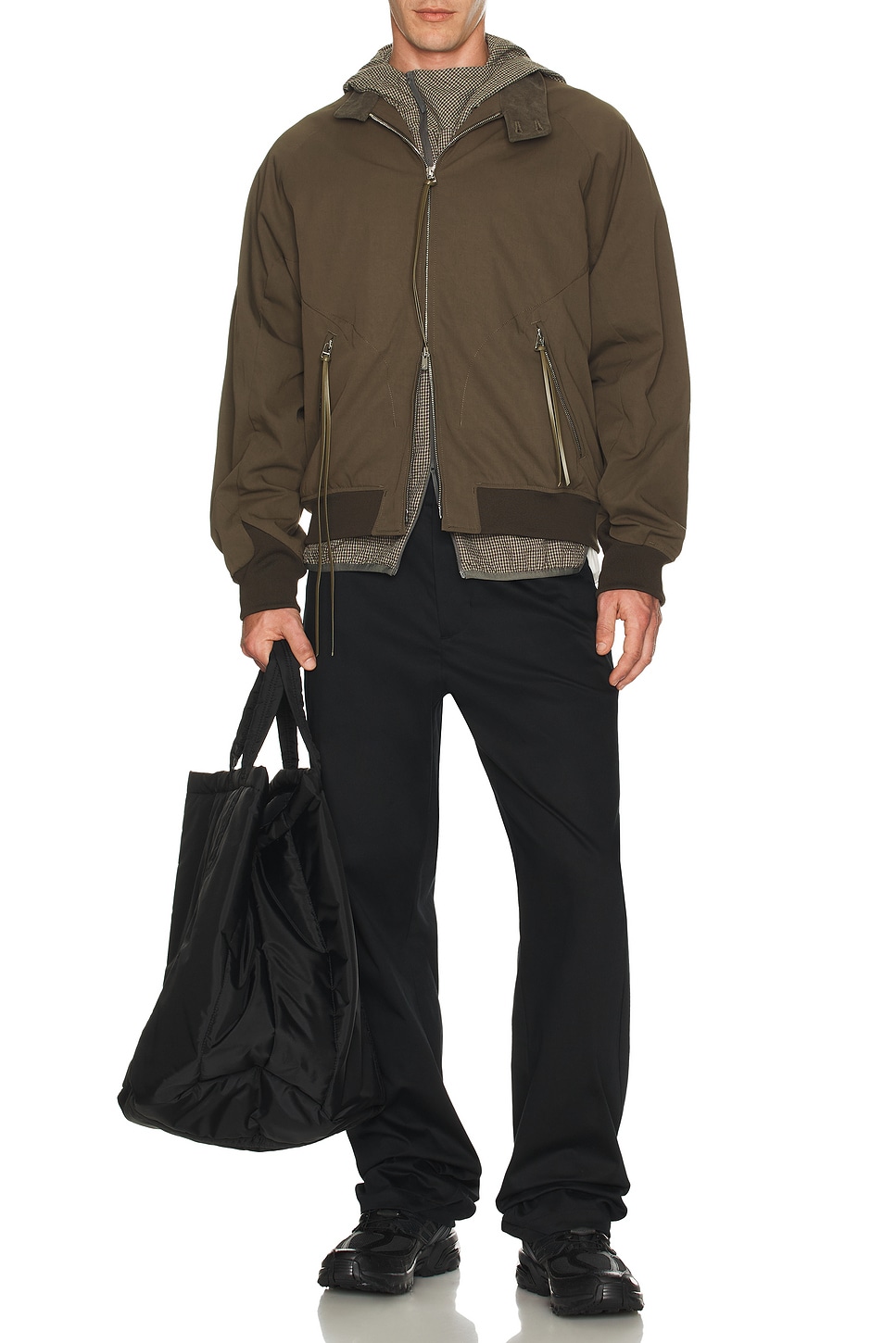 Image 1 of POST ARCHIVE FACTION (PAF) 8.0 Trousers Right in Black