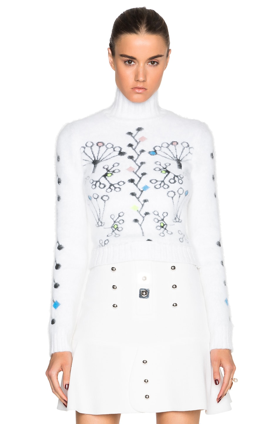 Image 1 of Peter Pilotto Berry Turtleneck in White