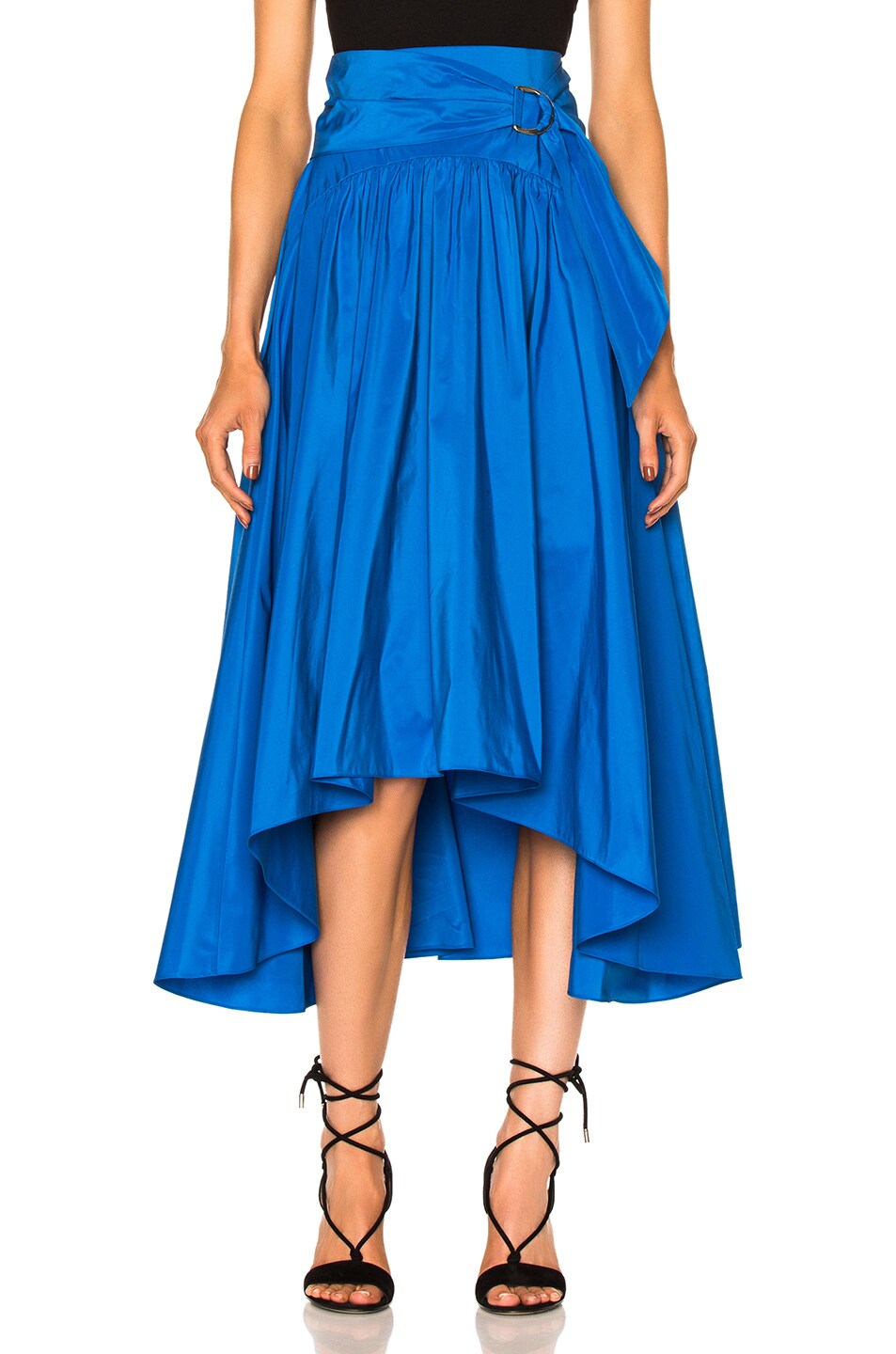 Image 1 of Peter Pilotto Taffeta Skirt in Bright Blue