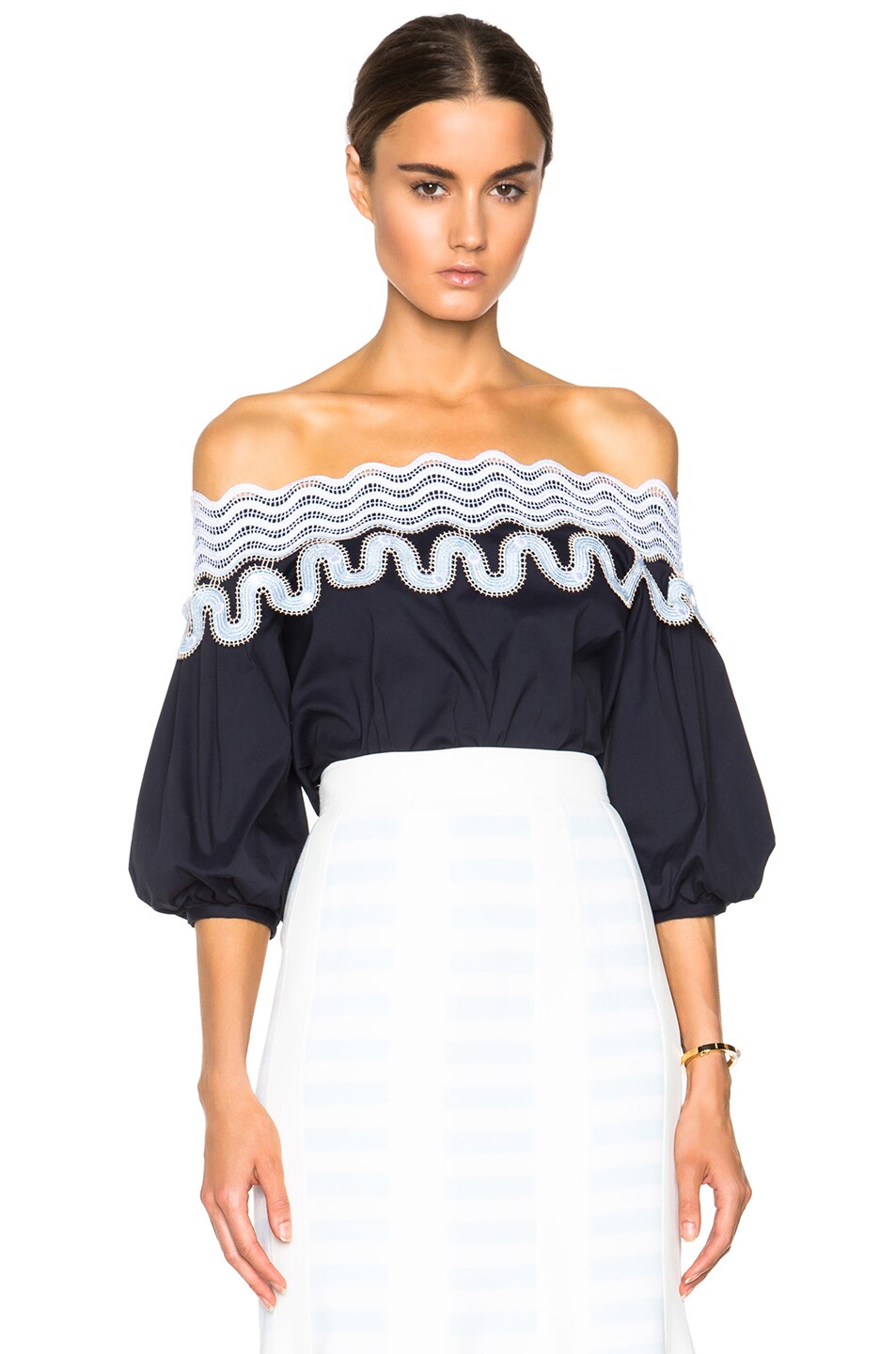Image 1 of Peter Pilotto Pallas Blouse in Navy