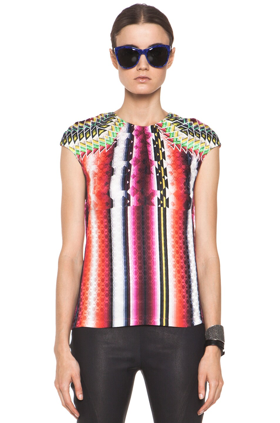 Image 1 of Peter Pilotto Ten Top in Damask Red
