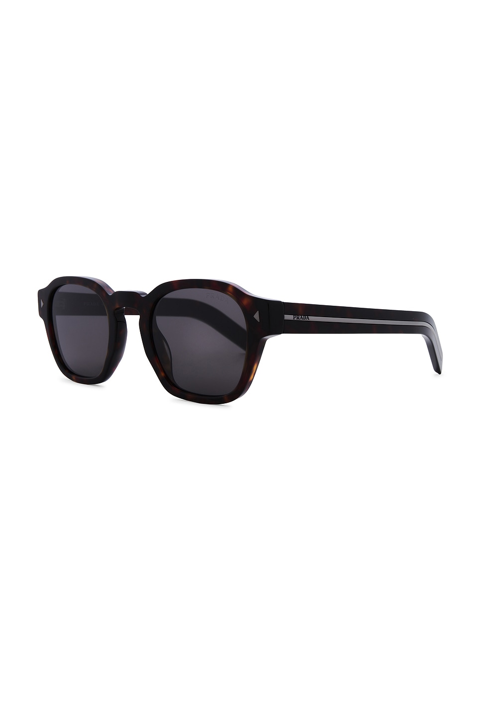 Prada Round Frame Sunglasses In Tartaruga