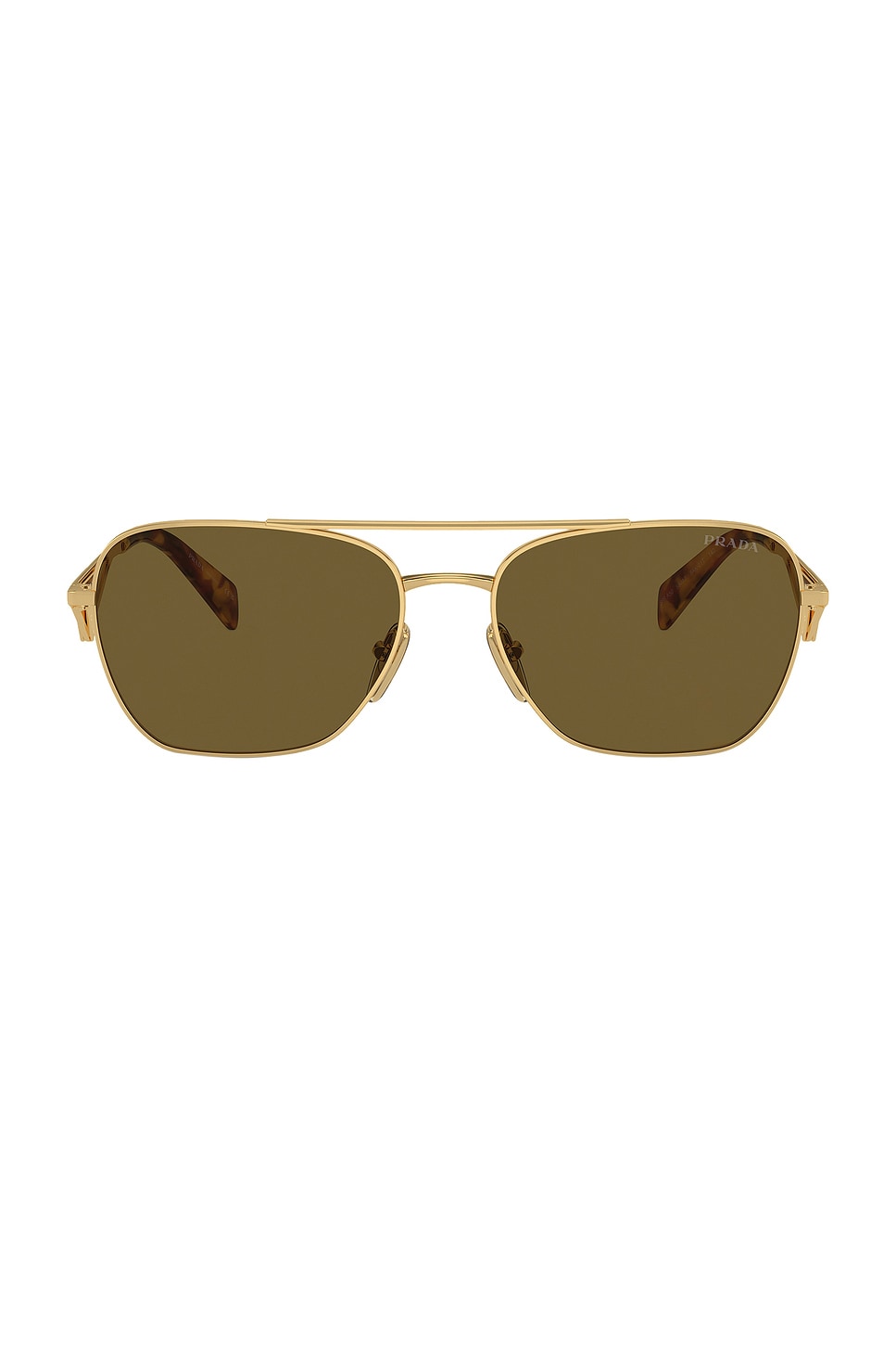 Aviator Sunglasses in Metallic Gold